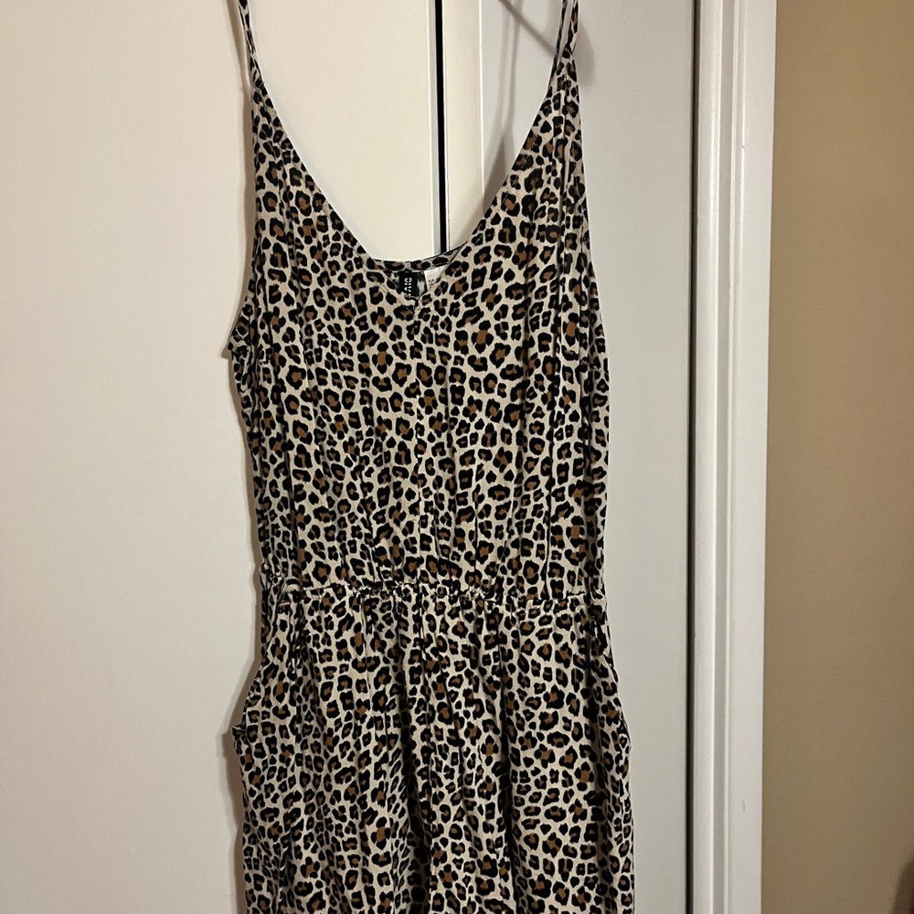 Divided Leopard Romper